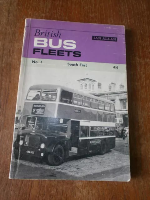 Ian Allan ABC-South East Operators Buses & Coaches Fleet List Book 1966