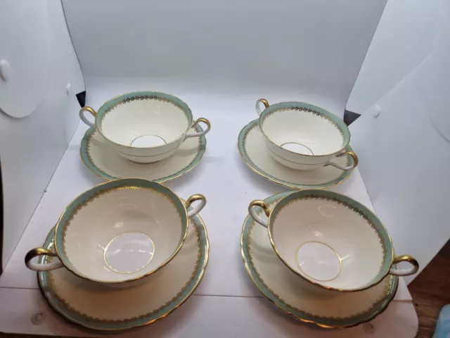 ✨️ Aynsley Soup Bowl/ Soup Cup And Saucer✨️