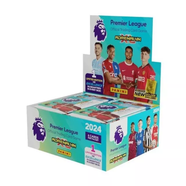 Premier League Panini Adrenalyn XL Dispaly Box 36 Booster 216 Cards
