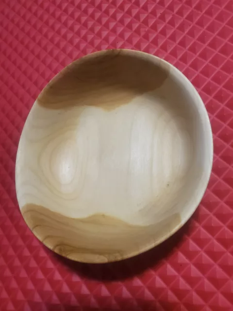 Hand Turned Cherry Wood Bowl 5.25"x1.75"(Roughly)