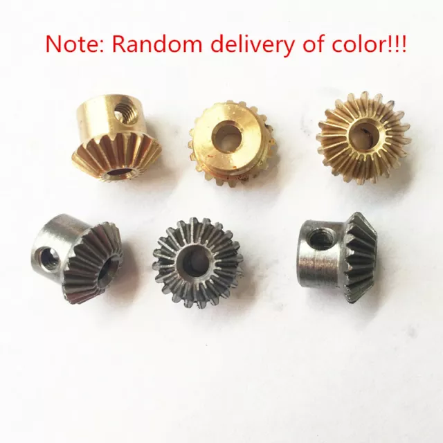 0.5Modulus 20 Teeth Bore 3mm Brass Umbrella Tooth 90° 1:1 Pairing Bevel Gear 1PC