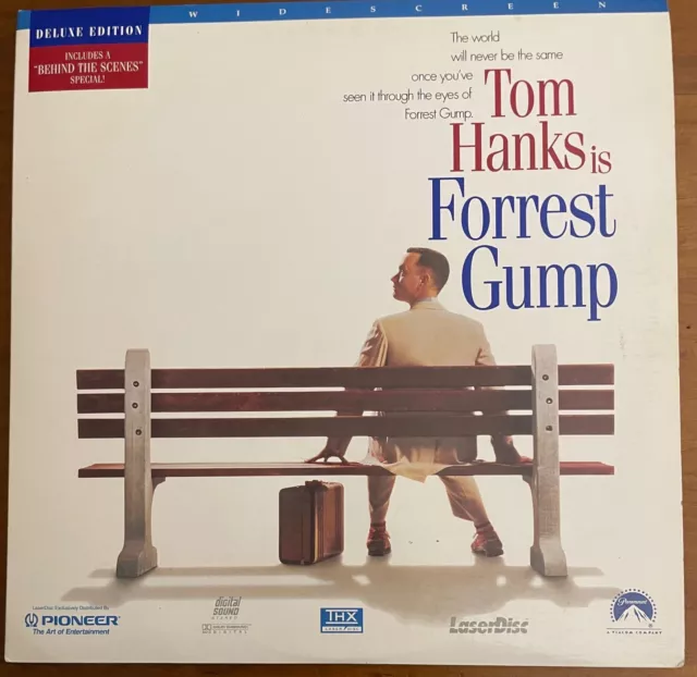 FORREST GUMP - Tom Hanks  - Rare THX Certified Widescreen Laserdisc Movie 1994