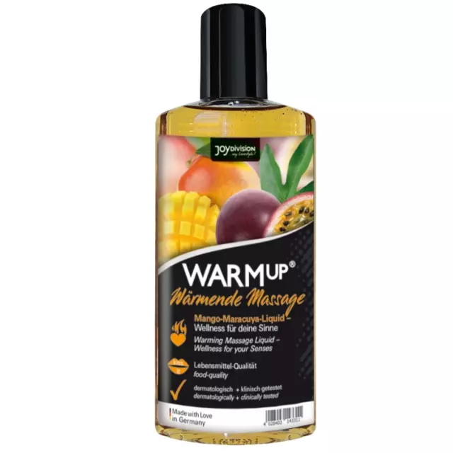 Joydivision Aquaglide - Huile De Massage Warmup Mangue Et Maracuya 150 Ml