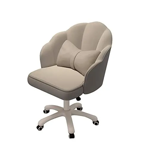Home Office Desk Butterfly Chair with Mid-Back Upholstered Modern Tufted