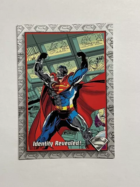 Skybox 1993 The Return of Superman Card #64 Identity Revealed