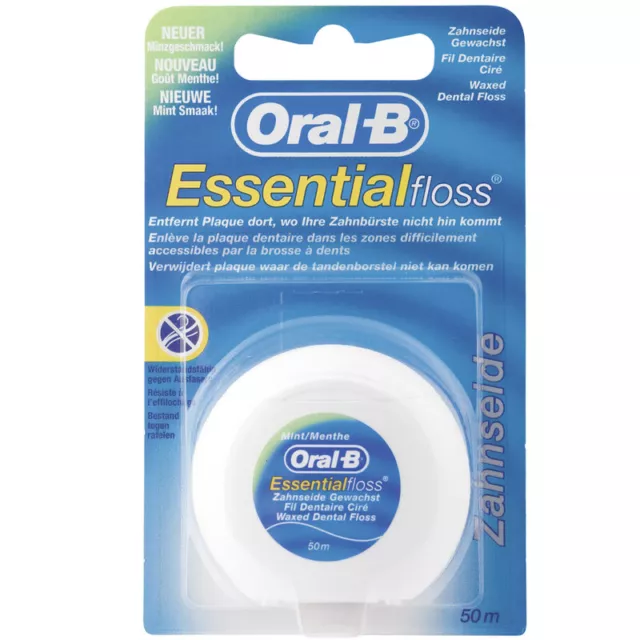 Oral-B Essential floss mint gewachst 50m, 6er Pack (6x 50m)