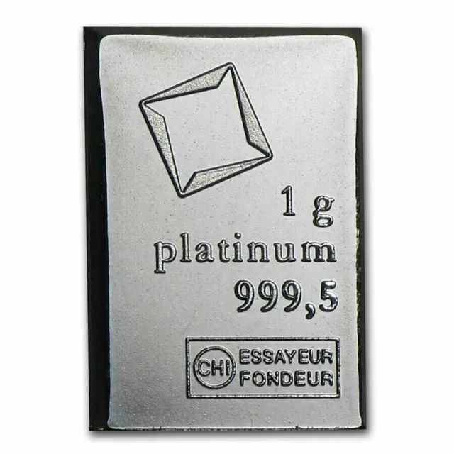 eBay Live 9.46 - 1 Gram Platinum Bar Valcambi Breakable From Combibar Sheet