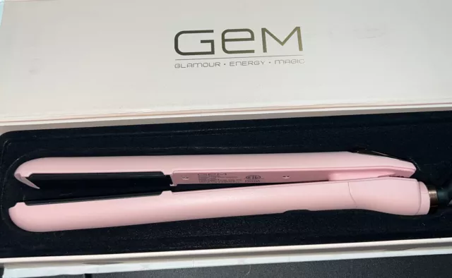 Gem Glamour energy magic 3X mosure protection 1” digital pink styling Iron.  E10