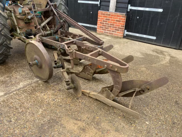 Ransomes TS59 3 furrow tractor mounted plough no VAT