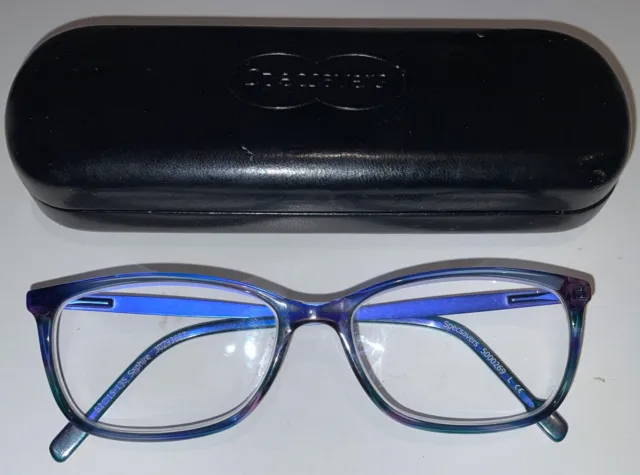 Specsavers Eyeglasses Ladies Blue Tortoiseshell Mod: 30293687 Frames Glasses