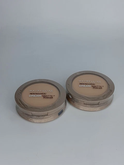 Lot of 2 Maybelline Dream Matte Powder Beige Medium 2-2.5