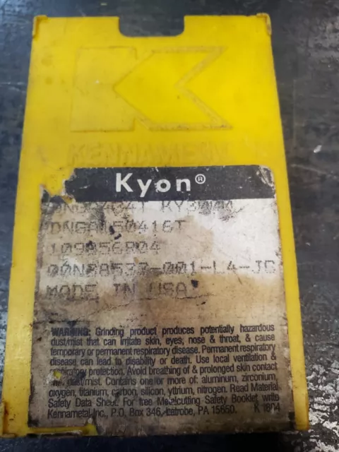 Kennametal KYON DNGA434T KY3000 Ceramic Turning Inserts (4Pc)