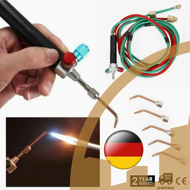 Präzisions Autogenschweißgerät Schweißbrenner Lötbrenner Autogen Sauerstoff Kit