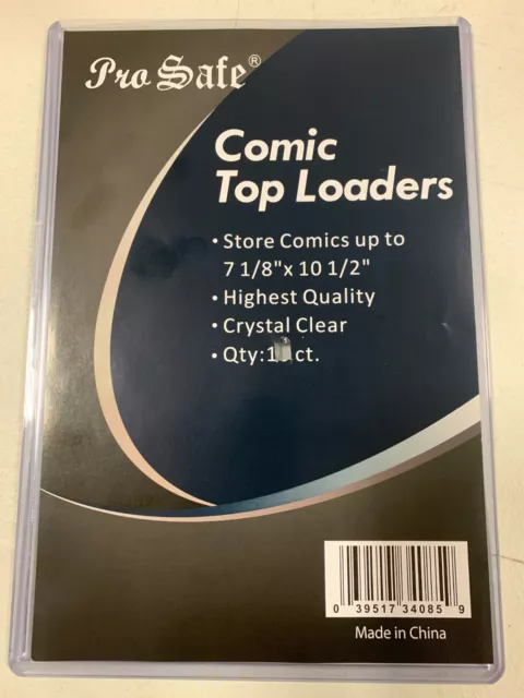 1 Loose Pro-Safe Current Comic Book Topload Holder Toploaders New 34085