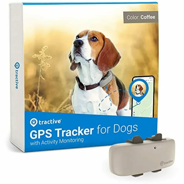 Tractive Waterproof GPS Dog Tracker - Location & Activity, Unlimited Range & Wor