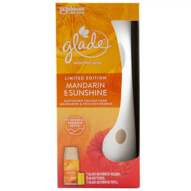 Glade Automatique Spray Mandarin & Ensoleillement 1 X 269ml Démarrage Raum Arôme