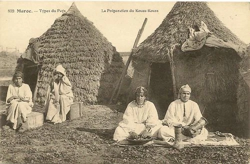 Cpa Maroc La Preparation Du Kouss Kiss