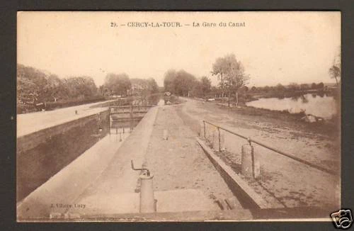 CERCY-la-TOUR (58) LA GARE DU CANAL