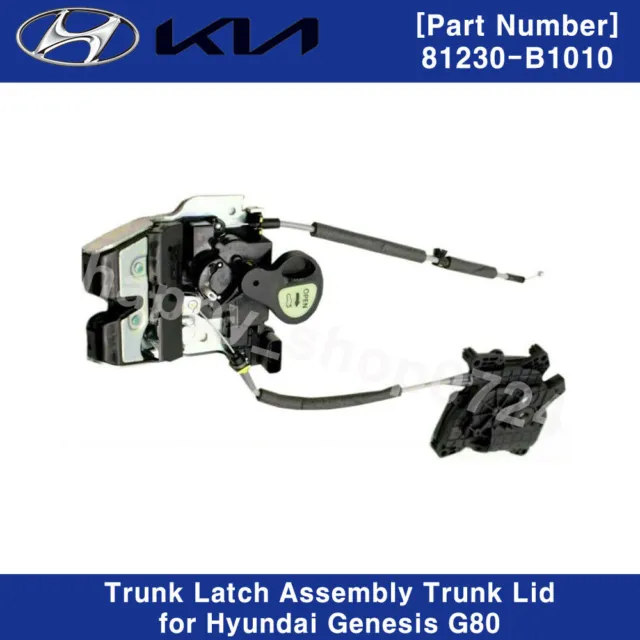 Rear Trunk Power Lock Actuator Tailgate Latch 81230B1010 for Genesis G80 15-20