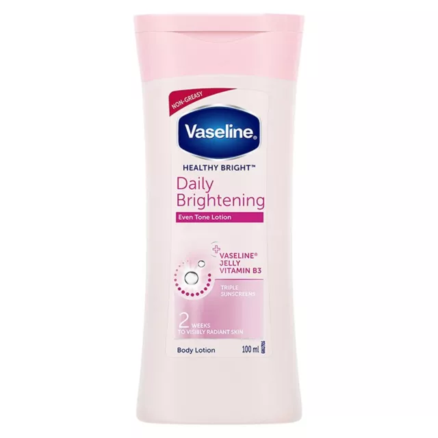 VASELINE Healthy White Lightening Moisturizer Triple Sunscreen Lotion with B3