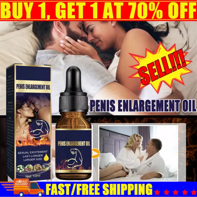 10ML Men Penis Enlarger Increase Enlargement Essential Oil Growth XXL 2024