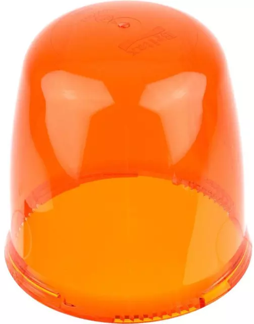 Replacement plastic lens Britax 390 series rotator amber flashing warning beacon