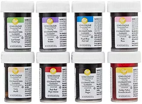 Wilton 8 Gel Icing Colour Set,  28.3 g