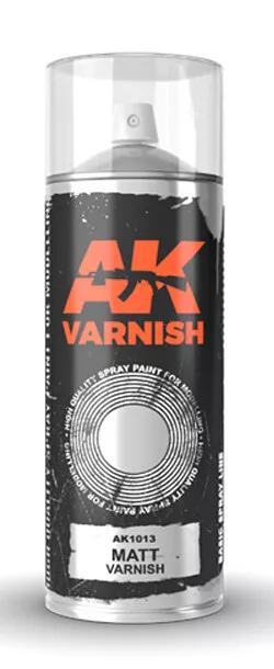 Peinture Spray Vernis Mat 400 Ml. Ak-1013 Ak Interactive