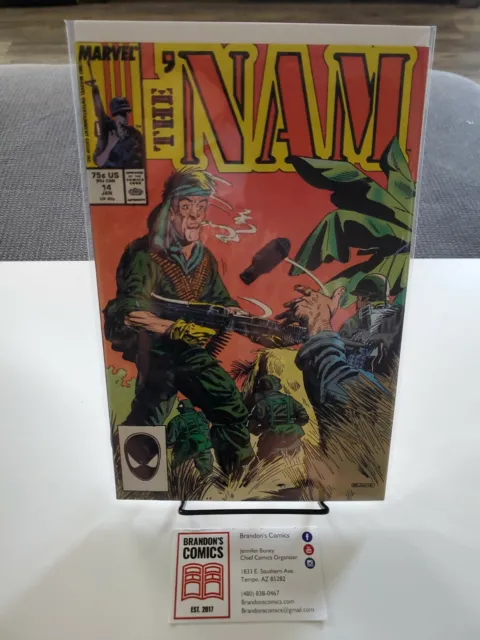 The 'Nam #14 (Jan 1988, Marvel) Doug Murray Wayne Vansant X