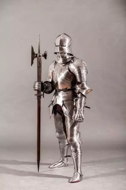 15th Century Medieval Gothic Armour suit Knight Close Full armor Suit 2