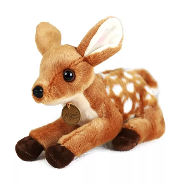 10.24x3.94x6.69" Plush Deer for Doll Cartoon Sika Deer Model Figure Birthday Gif