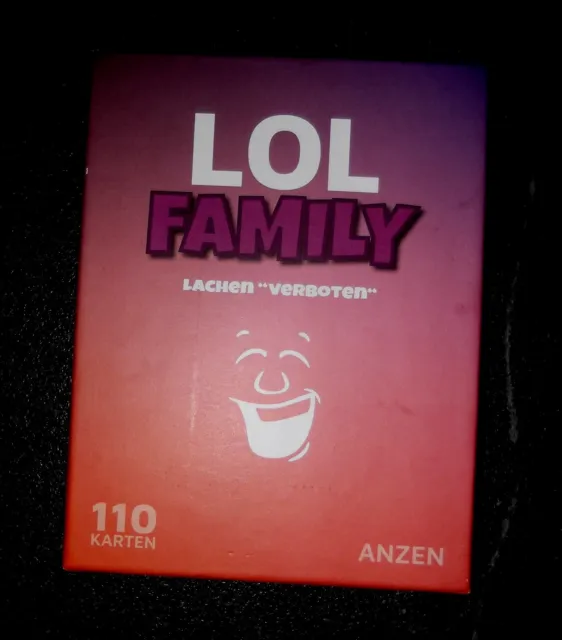 LOL FAMILY -  Lachen ''verboten'' Kartenspiel für die ganze Familie