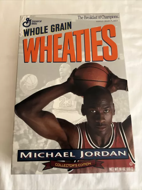 MICHAEL JORDAN Vintage 1993 Wheaties Collectors Edition Cereal BOX
