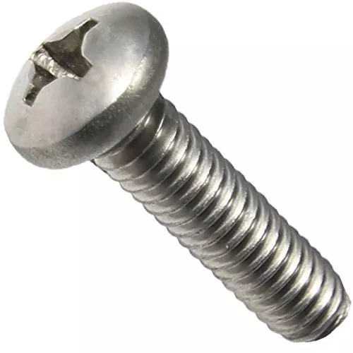 6-32 Machine Screws, Phillips Pan Head, Stainless Steel All Lengths in Listing