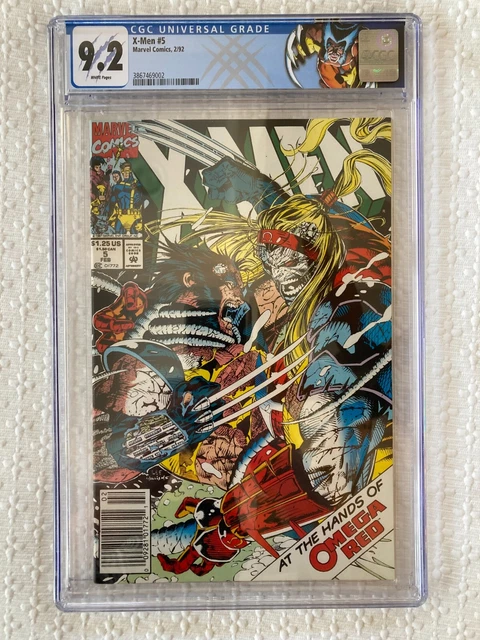 X-Men #5 1992 CGC  9.2 1st Maverick | Omega Red | Marvel | Key Issue | Newsstand