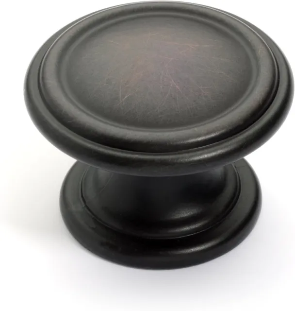 Two Ring Knob Aged Oil Rubbed Bronze K-8038-S-10B