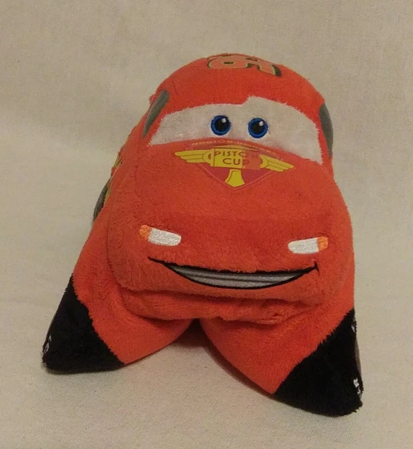 DISNEY PIXAR CARS Pillow Pets PeeWees Lightning McQueen 12" Plush