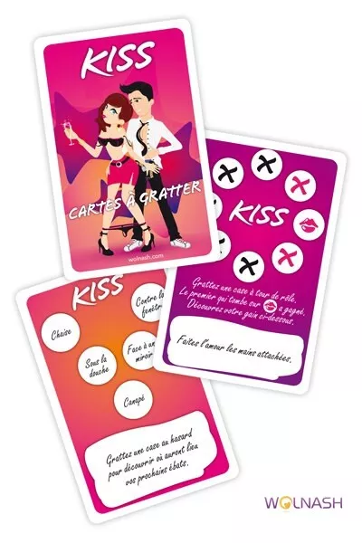 Cartes à gratter Kiss