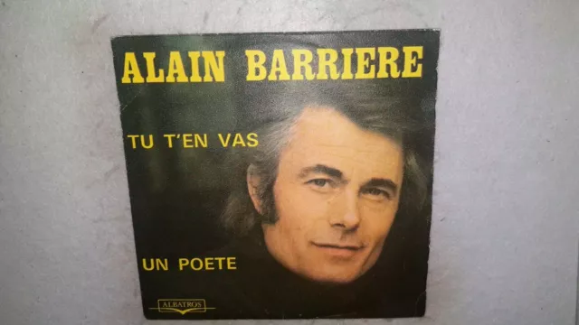 Alain Barriere   Tu T'en Vas - Un Poete