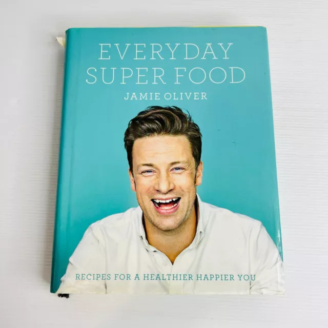 Everyday Super Food Cookbook Hardcover Book by Jamie Oliver Ingredients Recipes