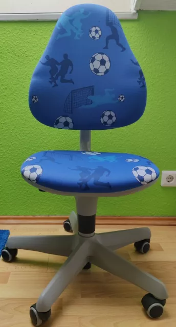Paidi Pepe Kinder / Jugend Schreibtisch Stuhl Höhenverstellbar mit Fussballmotiv
