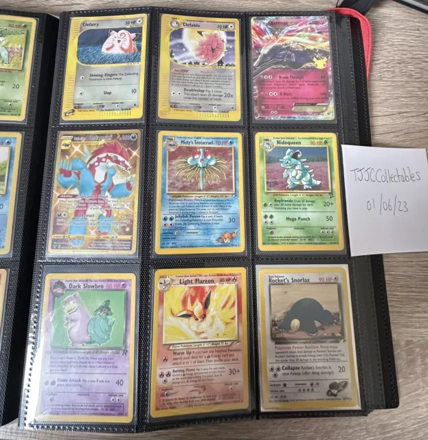 Pokemon card Collection With Binder WOTC Base set 1999 To 2021