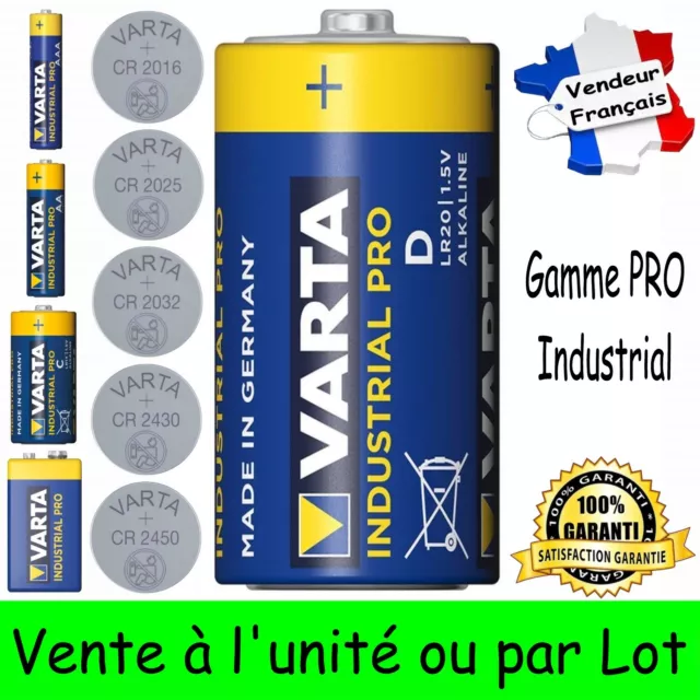 VARTA BULK LR20 Dispo aussi Piles 6LR61 LR14 LR3 LR6 CR 2016 2025 2032 2430 2450