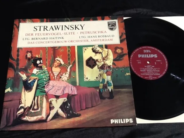 Strawinsky Der Feuervogel Suite Pertuschka Vinyl LP Philips 835 144 AY