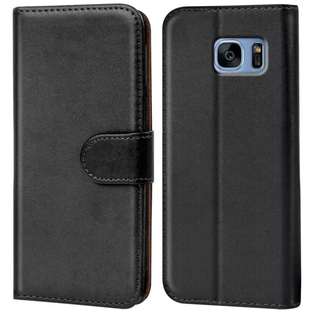 Schutz Hülle Für Samsung Galaxy S7 Edge Handy Klapp Schutz Tasche Book Flip Case