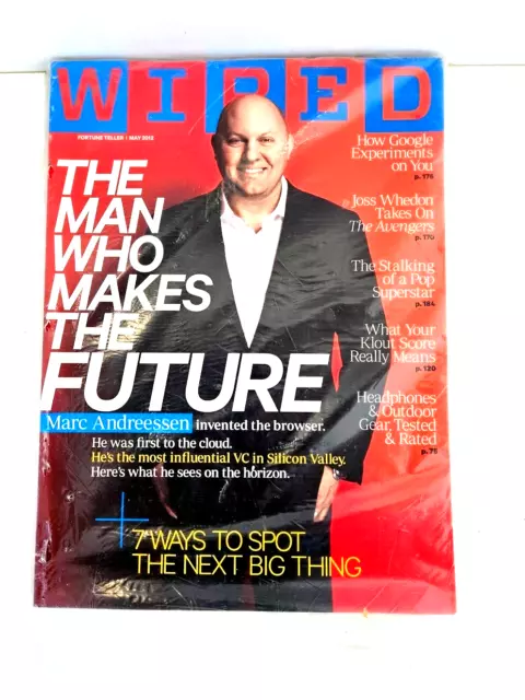 Wired Magazine May 2012 With Mark Andreessen