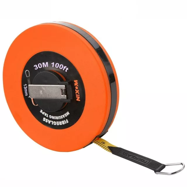 Wokin Fibreglass Measuring Tape 30m*12.5mm With Metric And Inch Blade