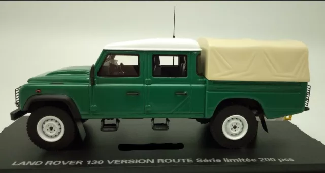 Land Rover Defender 130 Pickup Double Cabine Version Route Vert 1/43 Alarme 0022