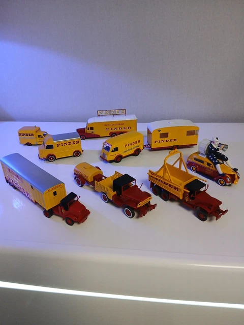 Lot De 12 Miniatures Ixo – Camions Pinder & Berliet, échelles 1/43 à 1/60 (occasion)