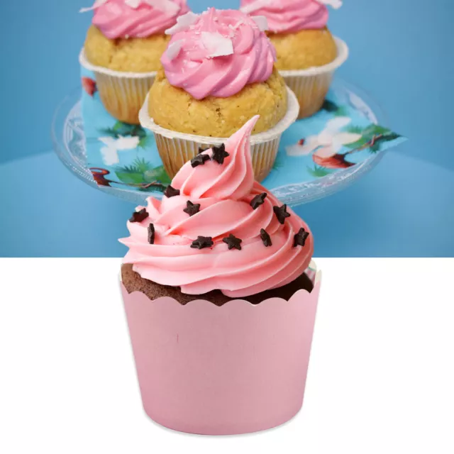 50 PIEZAS Mini revestimientos de cupcakes papel redondo para pasteles tazas para hornear estuches magdalenas hogar 1889 Reino Unido